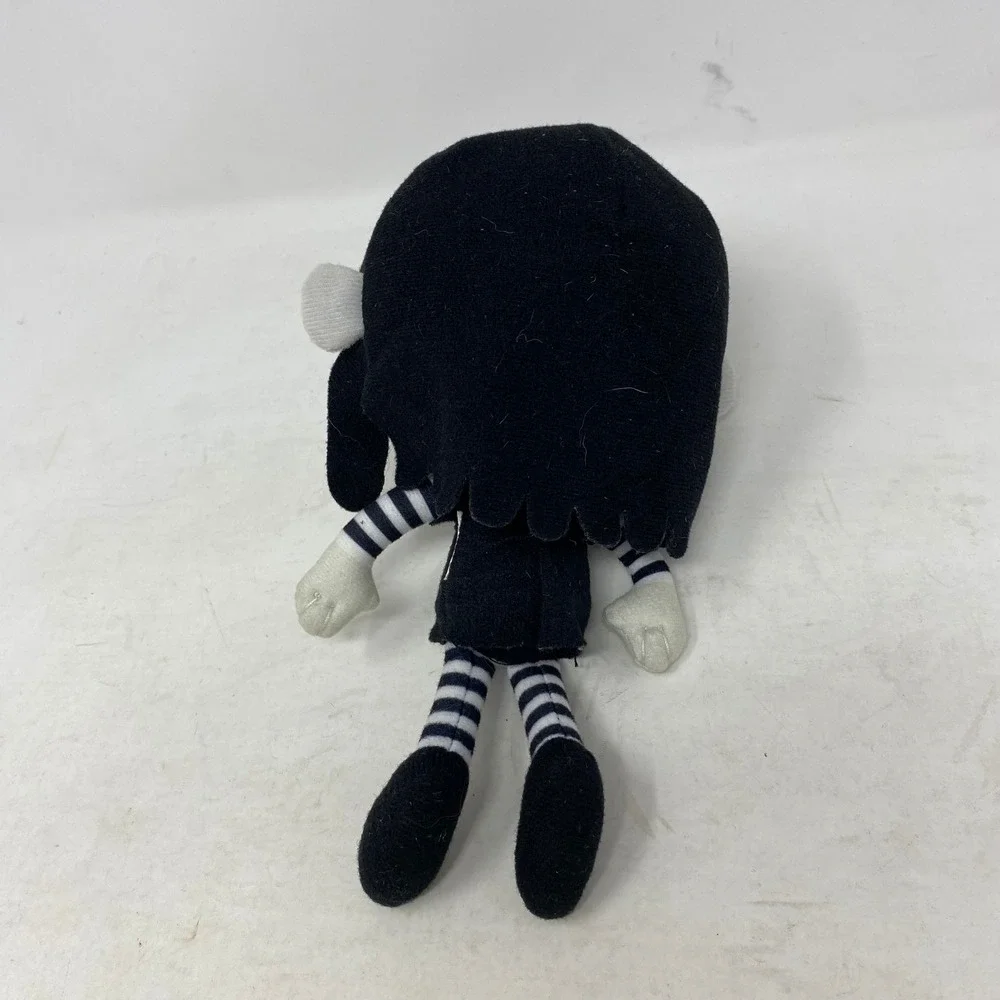 Nickelodeon The‎ Loud House Lucy Loud Goth 8 Inch Plush Doll Black White Striped